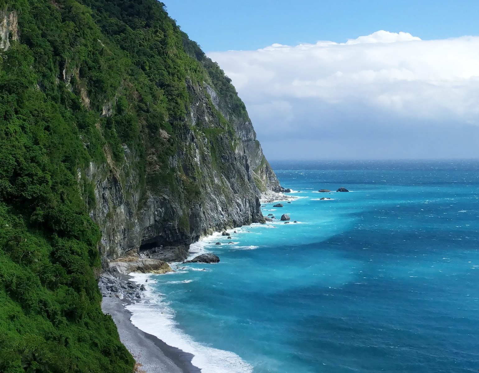 Sea cliffs