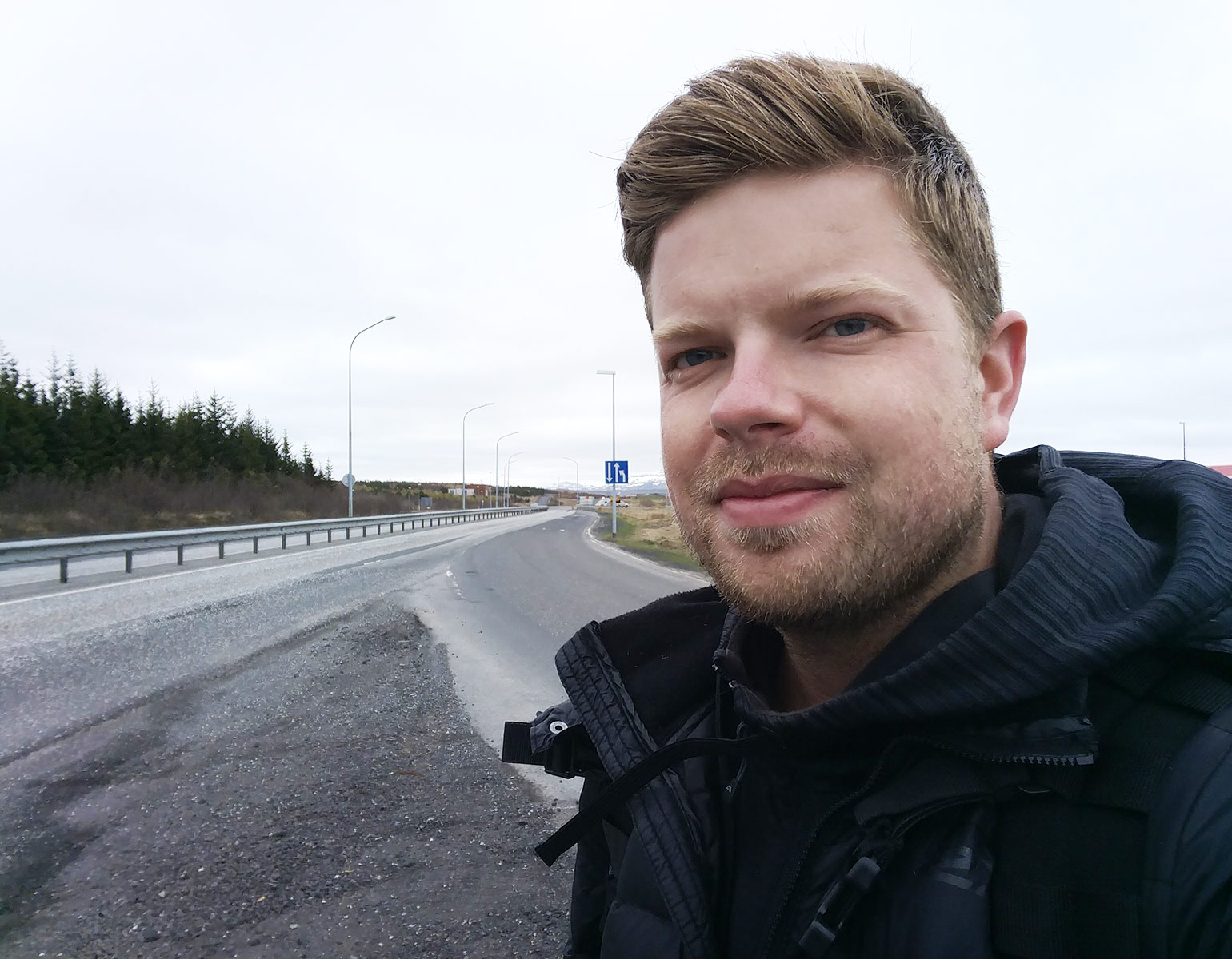 Hitchhiking in Iceland
