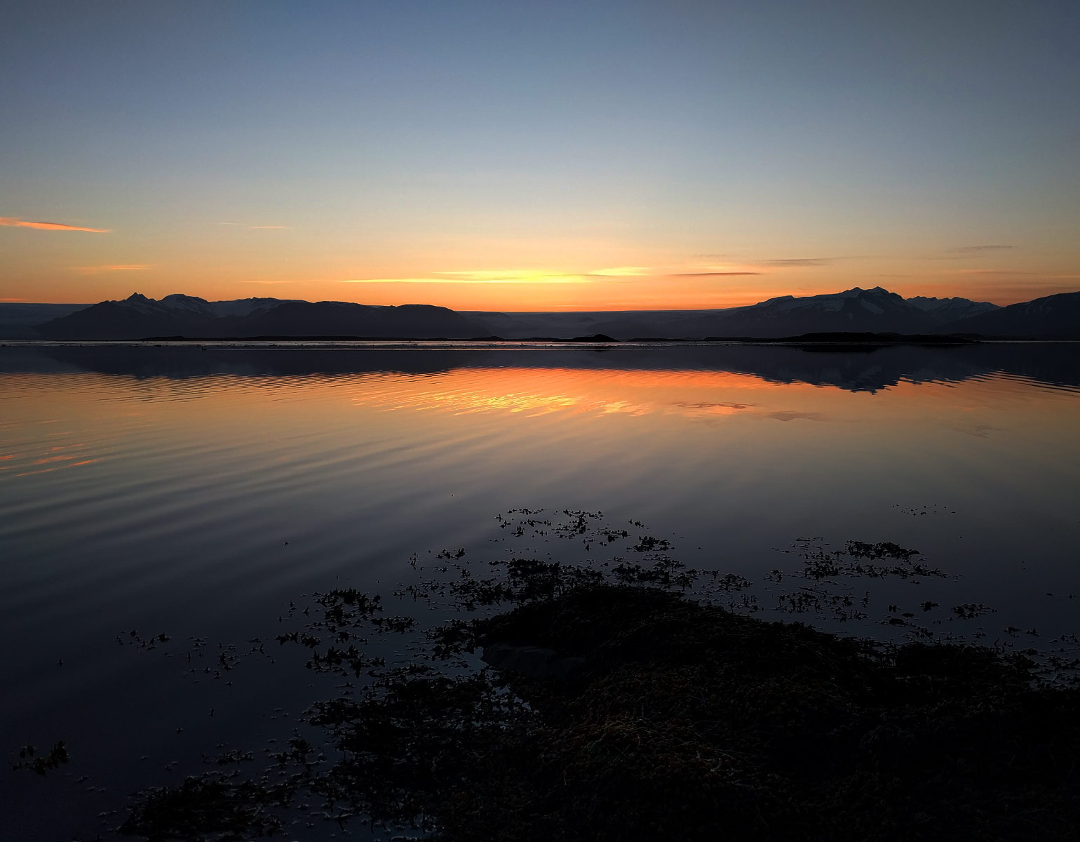 Sunset in Iceland