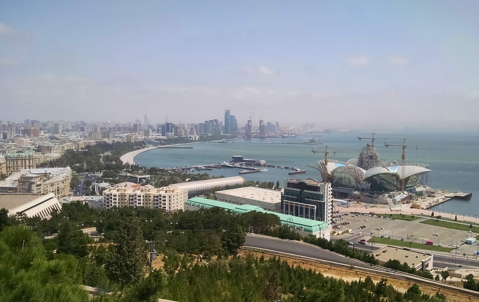 View from the Eternal Fire Memorial