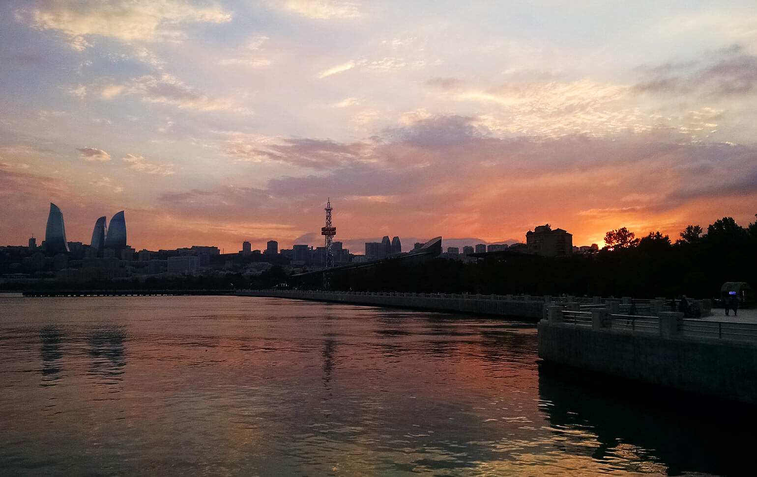 Baku sunset