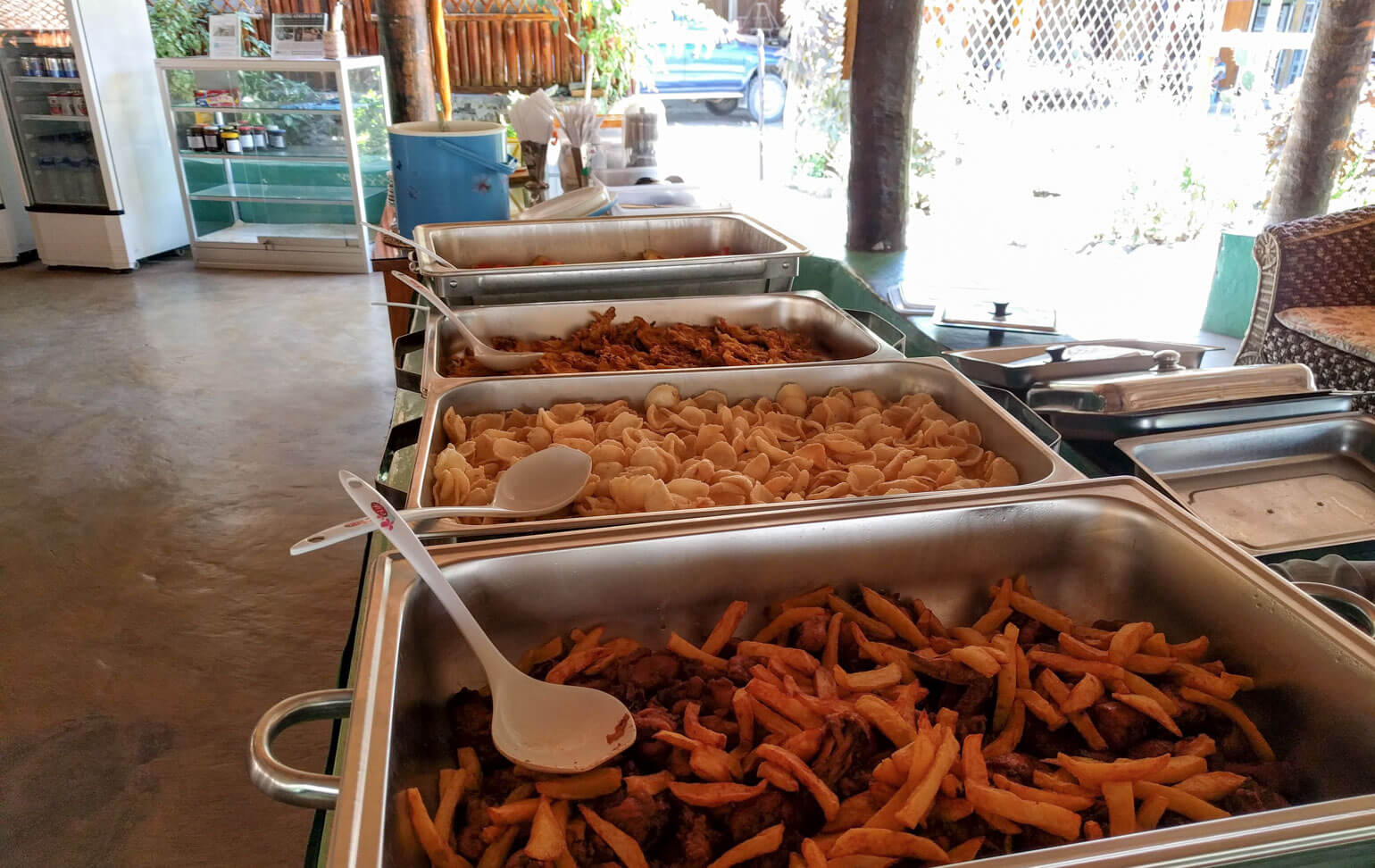 Food at Barry's Place, Atauro