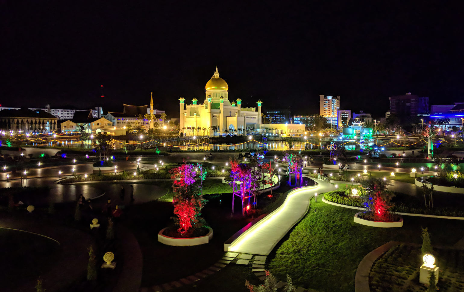 Brunei at night