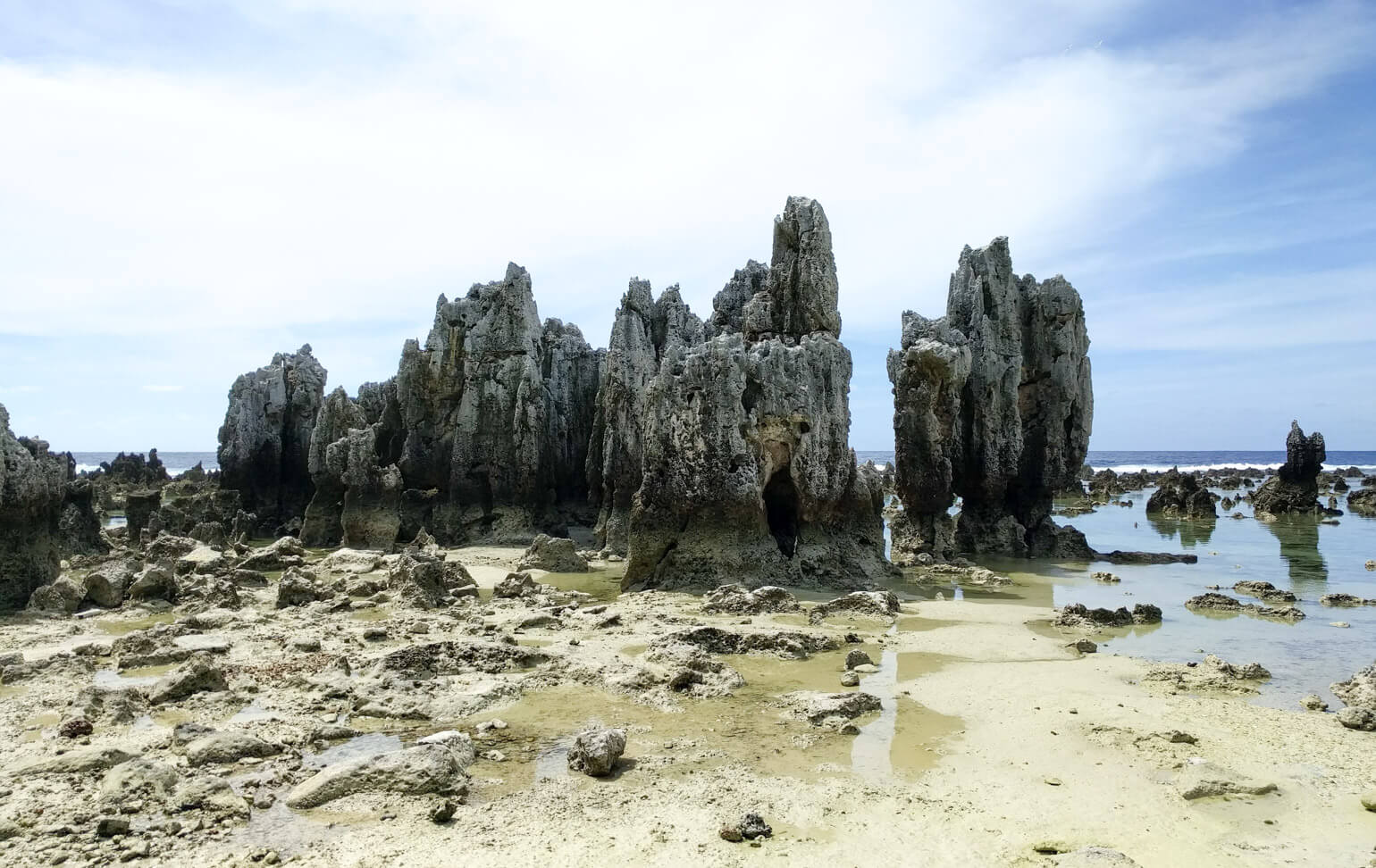 Pinnacles in Nauru.