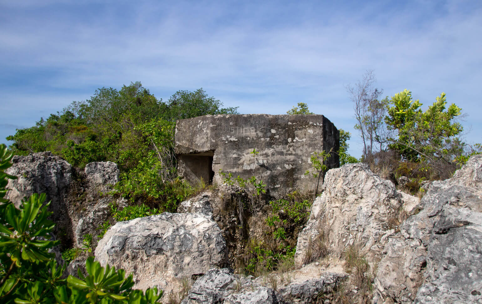 Japanese WW2 bunker, Nauru.