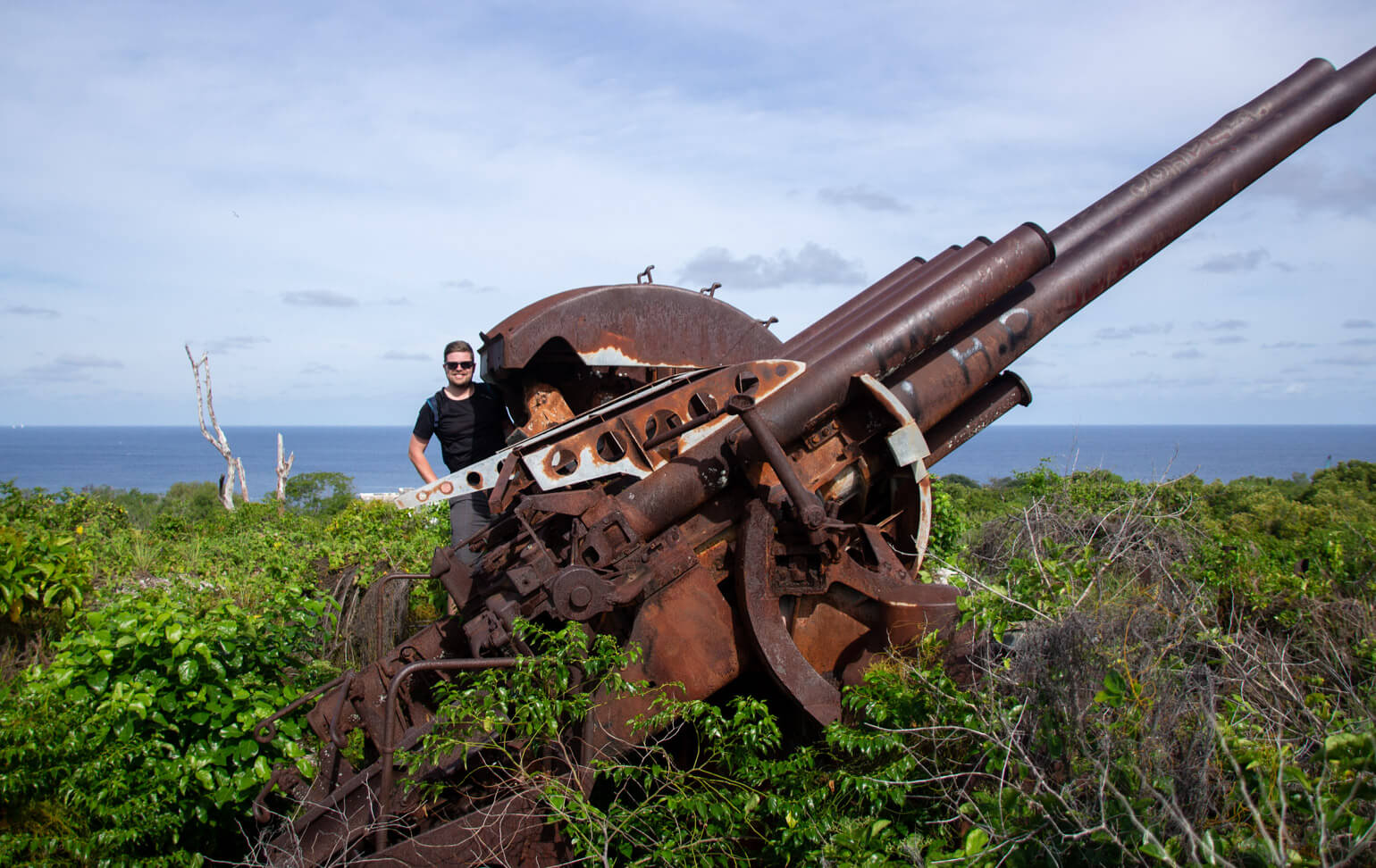 Japanese anti-aircraft gun, Nauru