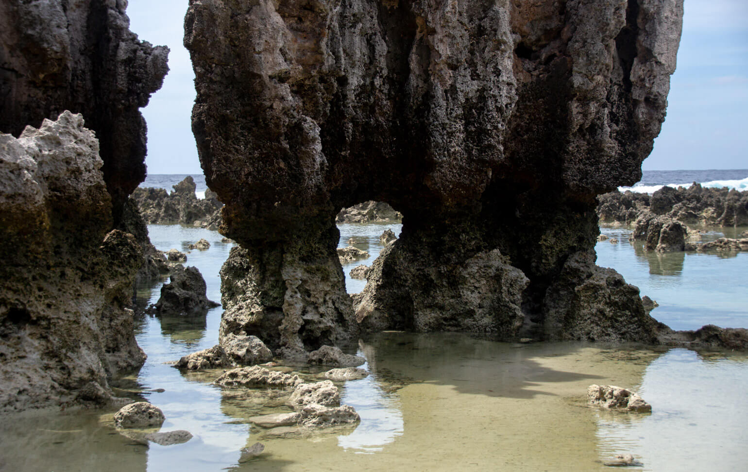 Pinnacles in Nauru.