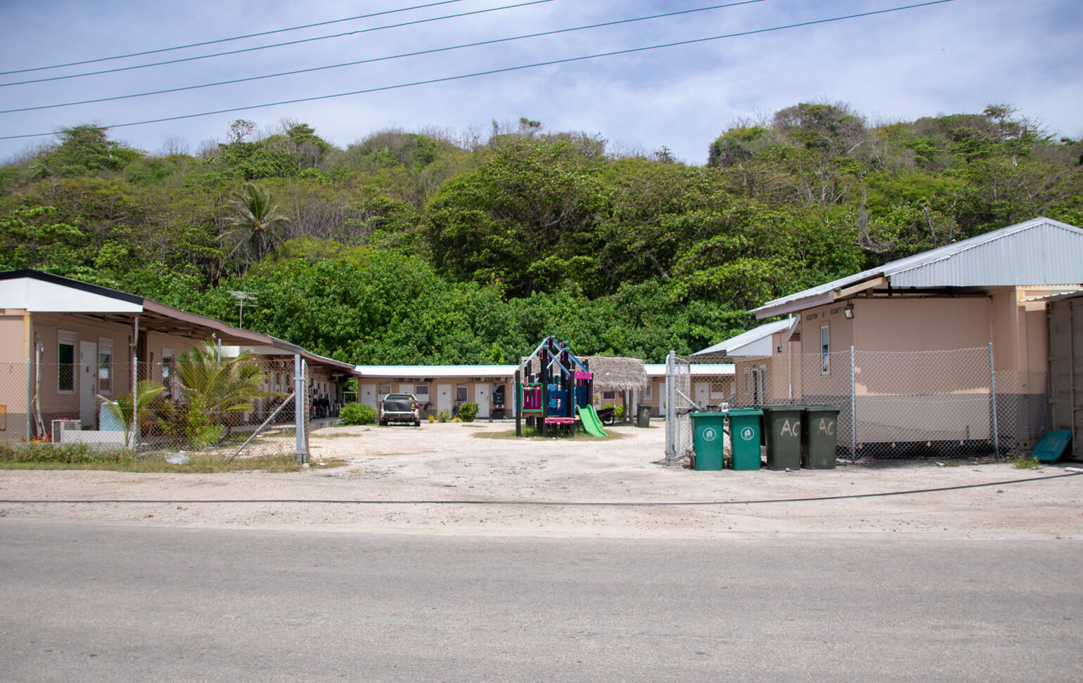 Accommodation for refugee families, Nauru.