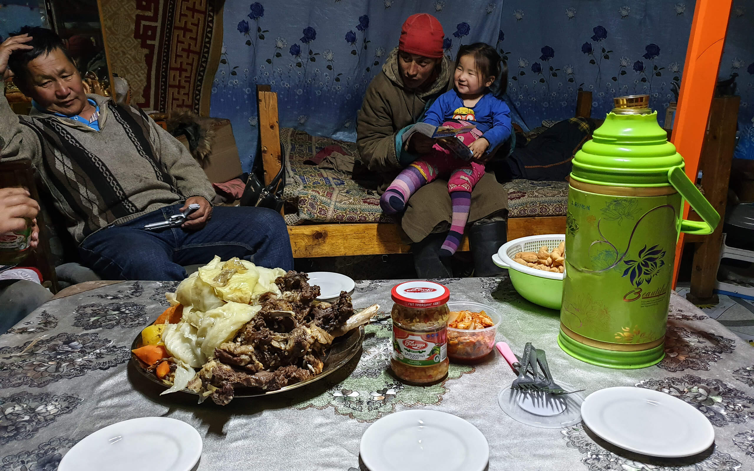 Mongolian barbeque dinner