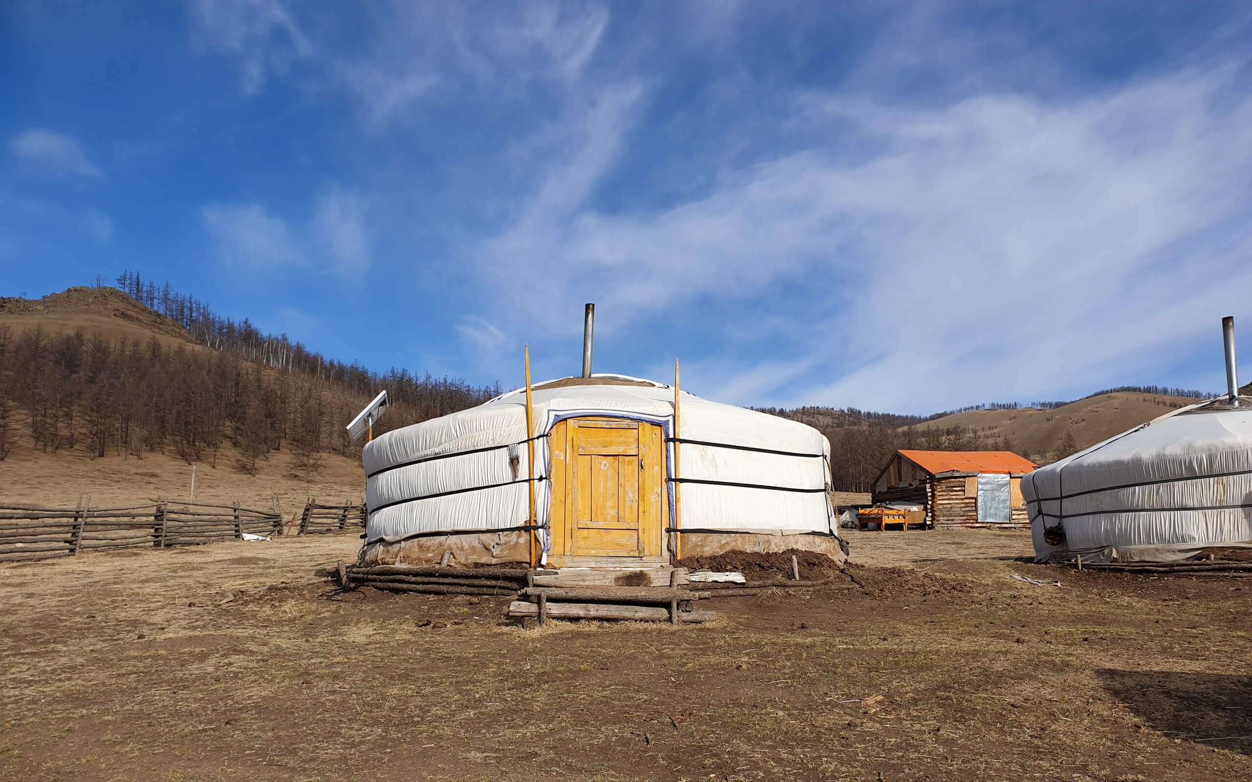 A ger in Mongolia