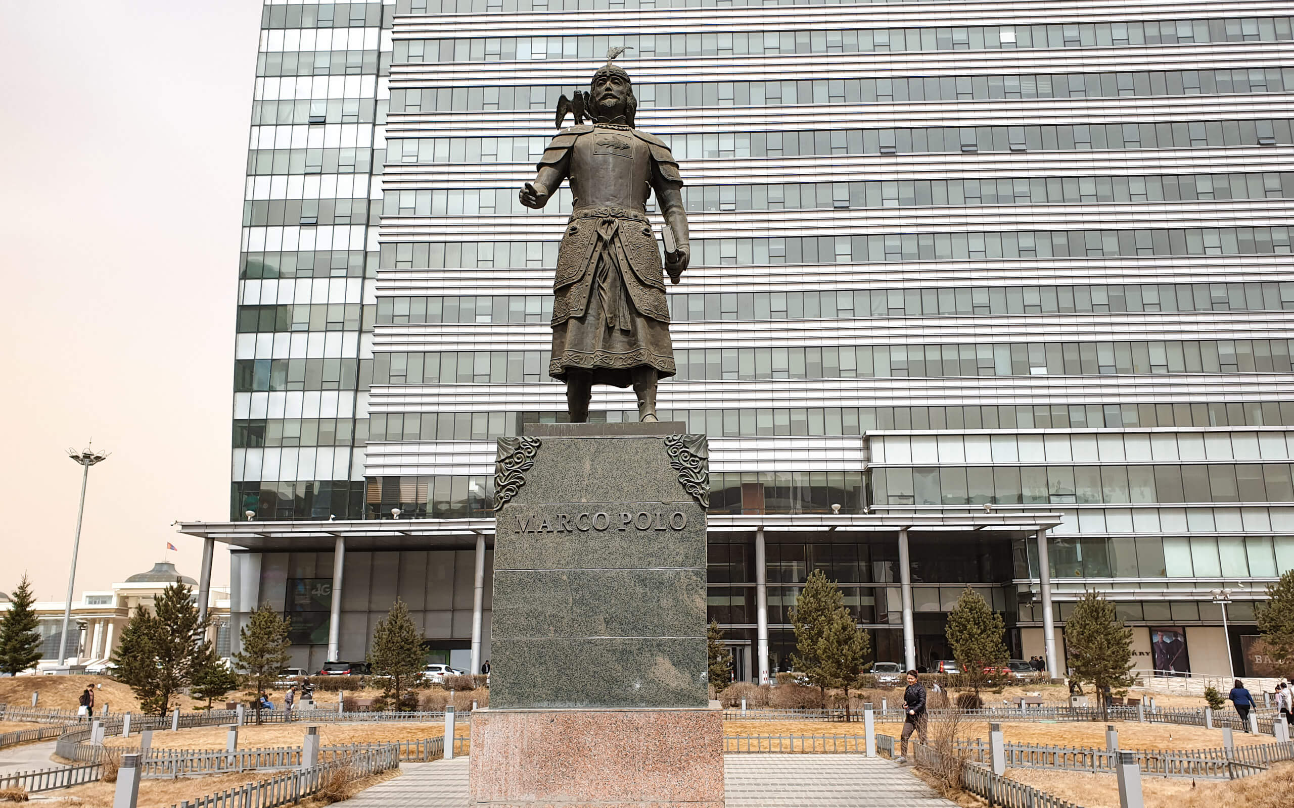 Marco Polo statue, Ulaanbaatar