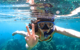 Snorkelling in the Rock Islands, Palau